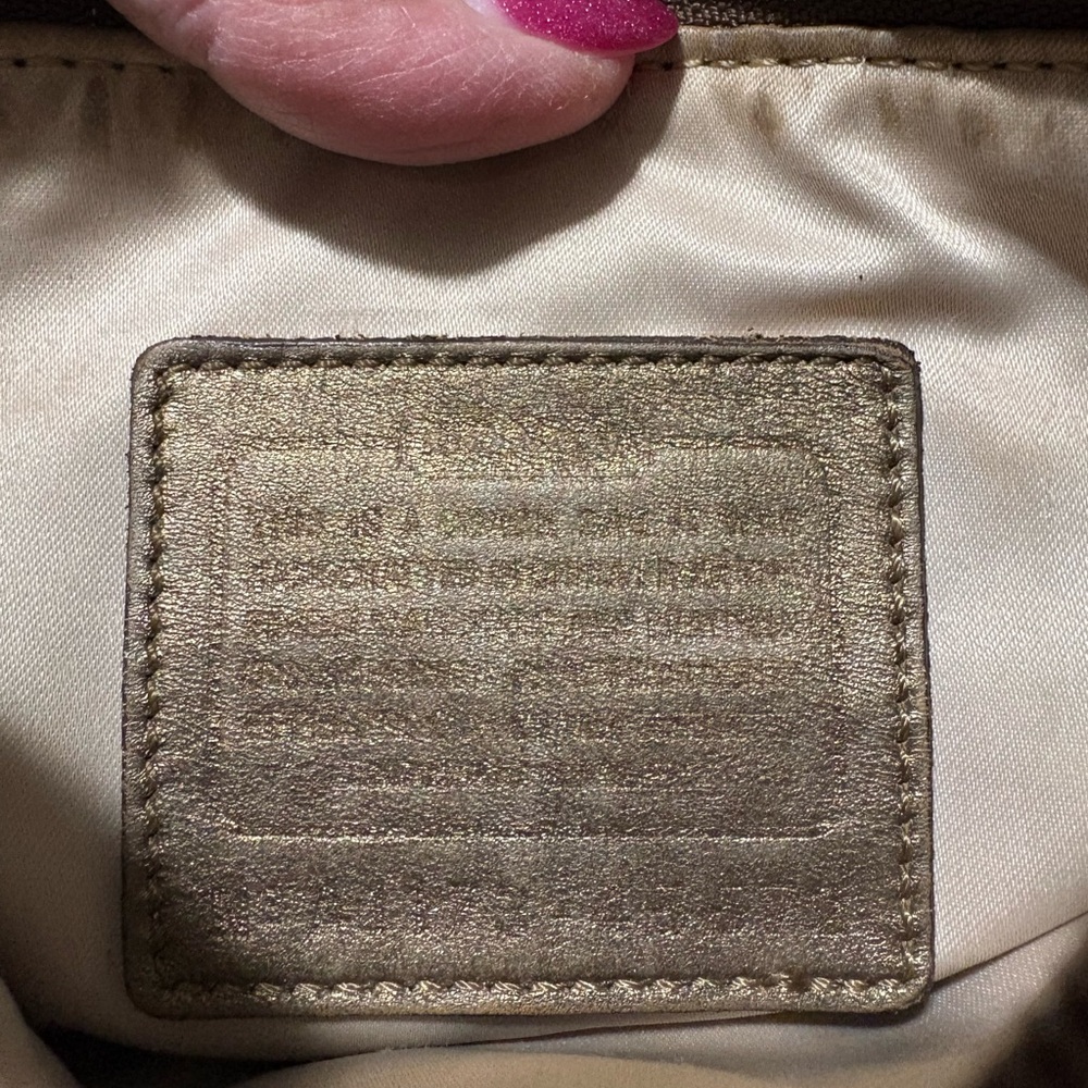 Coach Audrey OP Art Crossbody Bag - Picture 9 of 10